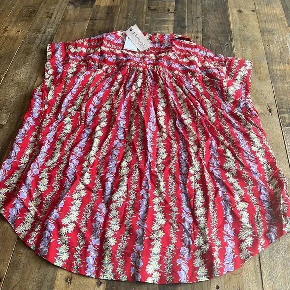 NWT PHILOSOPHY BUTTON UP 💯 rayon Shirt size L - Picture 6 of 8